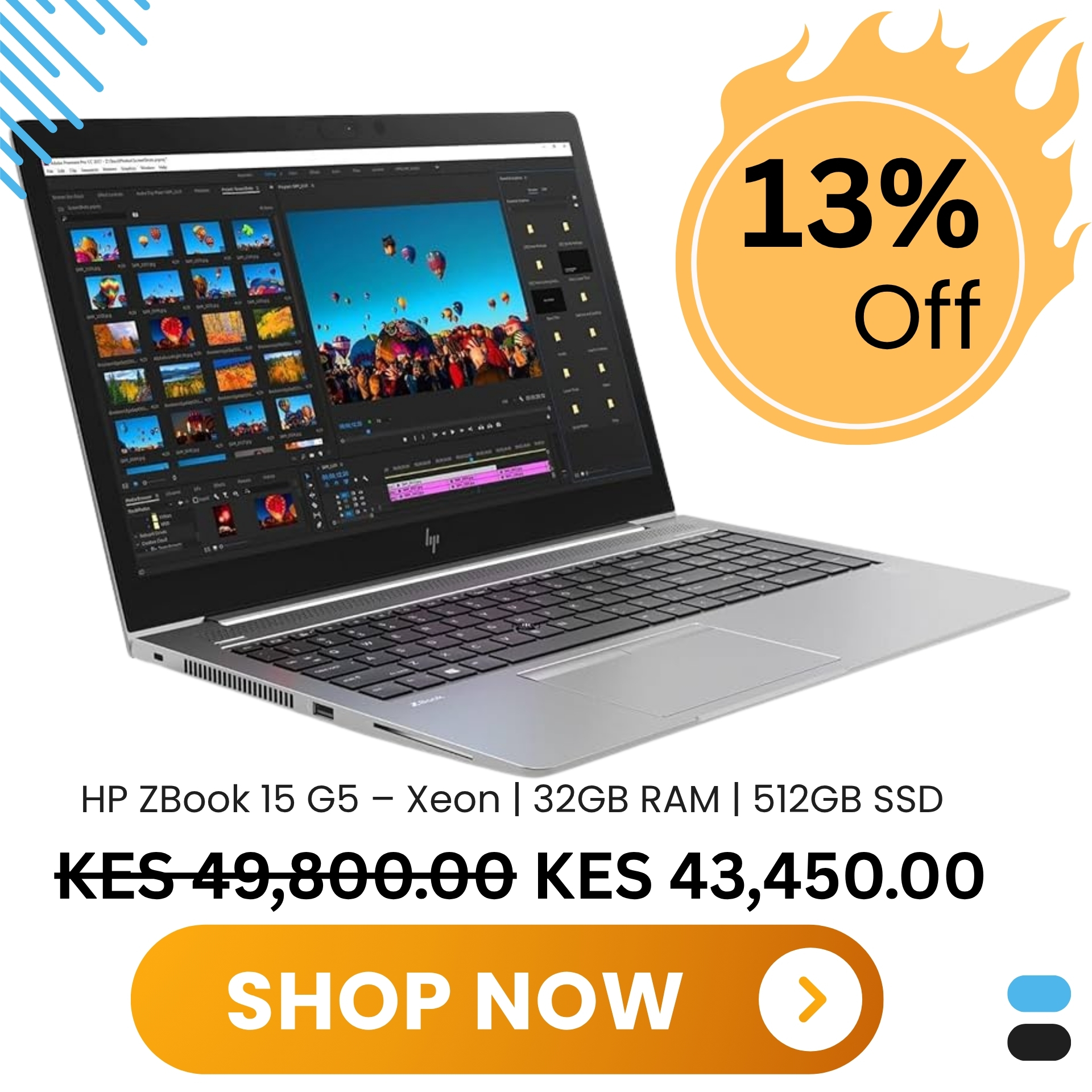 HP ZBook 15 G5 – Xeon 32GB RAM 512GB SSD