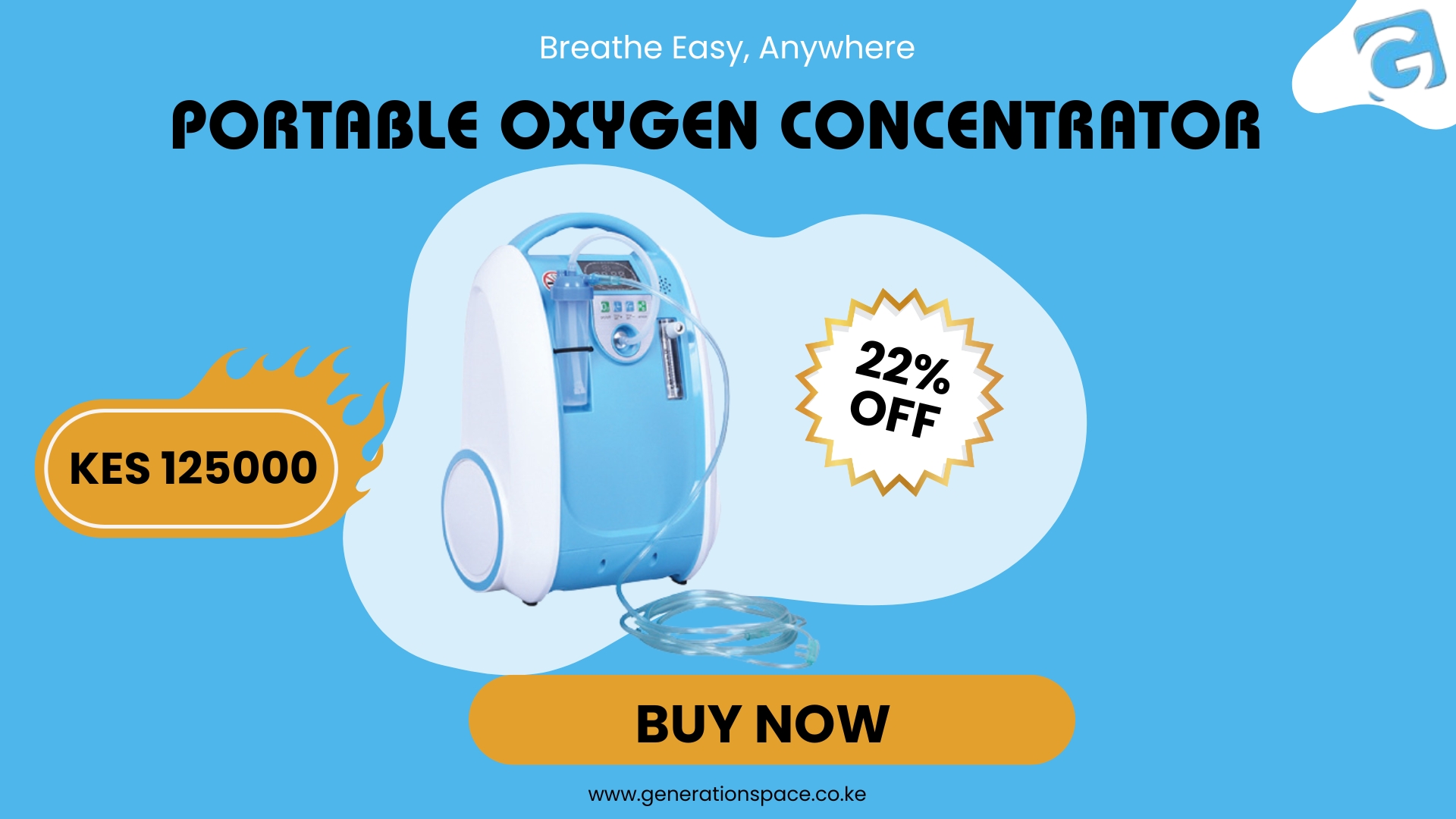 Portable Oxygen Concentrator (1920 x 1080 px)