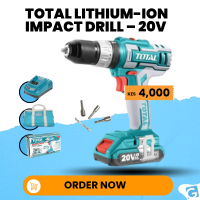 TOTAL Lithium-Ion Impact Drill – 20V